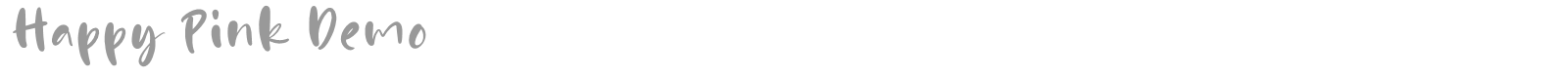 Happy Pink font preview